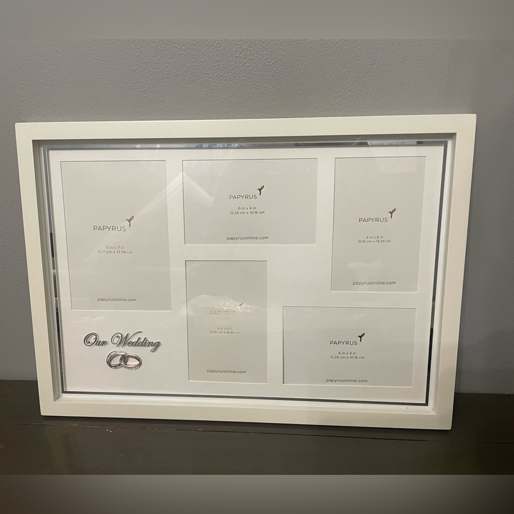 Papyrus Wedding Photo Frame - Picture 3 of 7